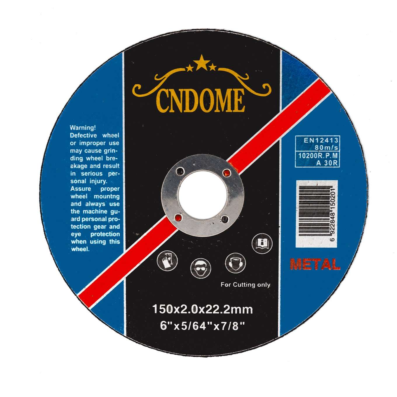 150mm angle grinder metal cutting disc