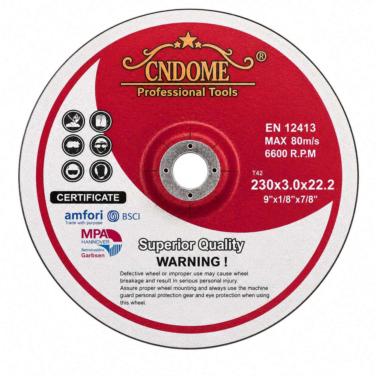 230mm cutting discs for angle grinder