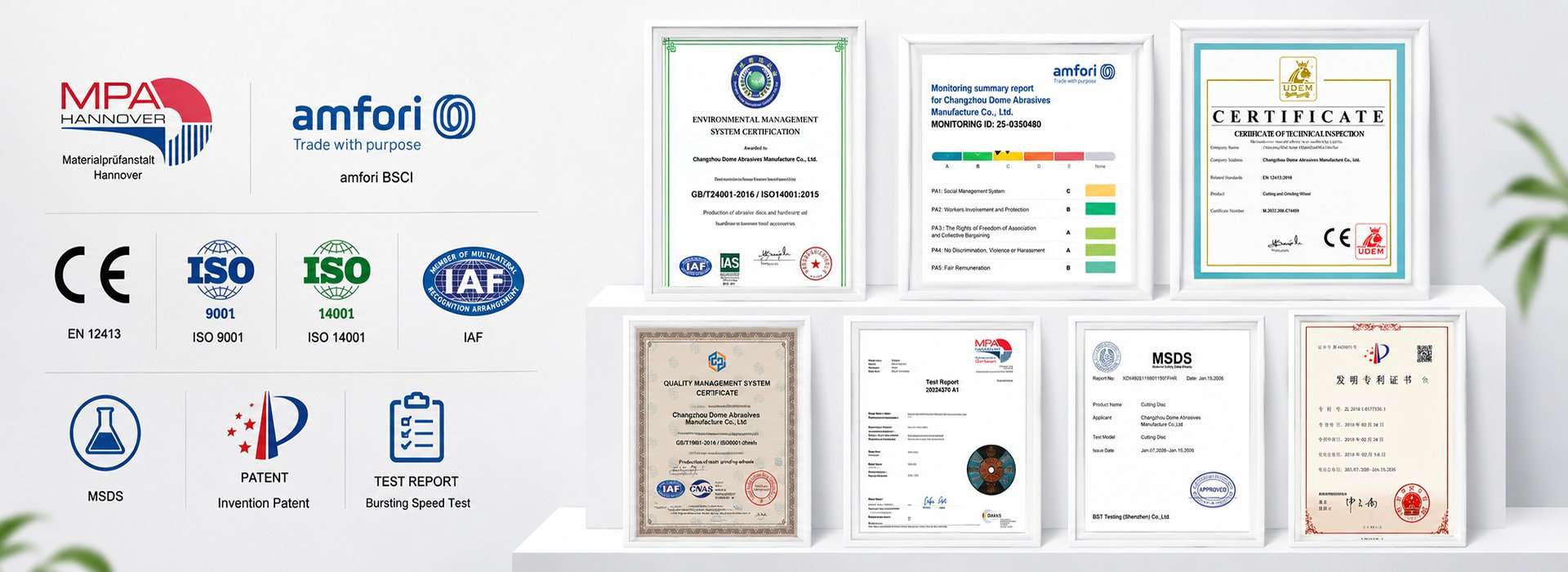 Abrasive Wheel Certification