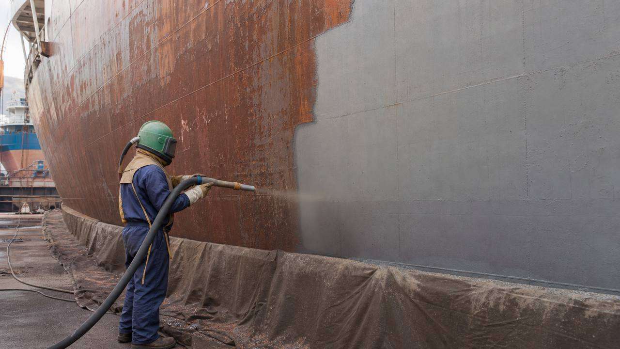 Abrasive for Shipyard