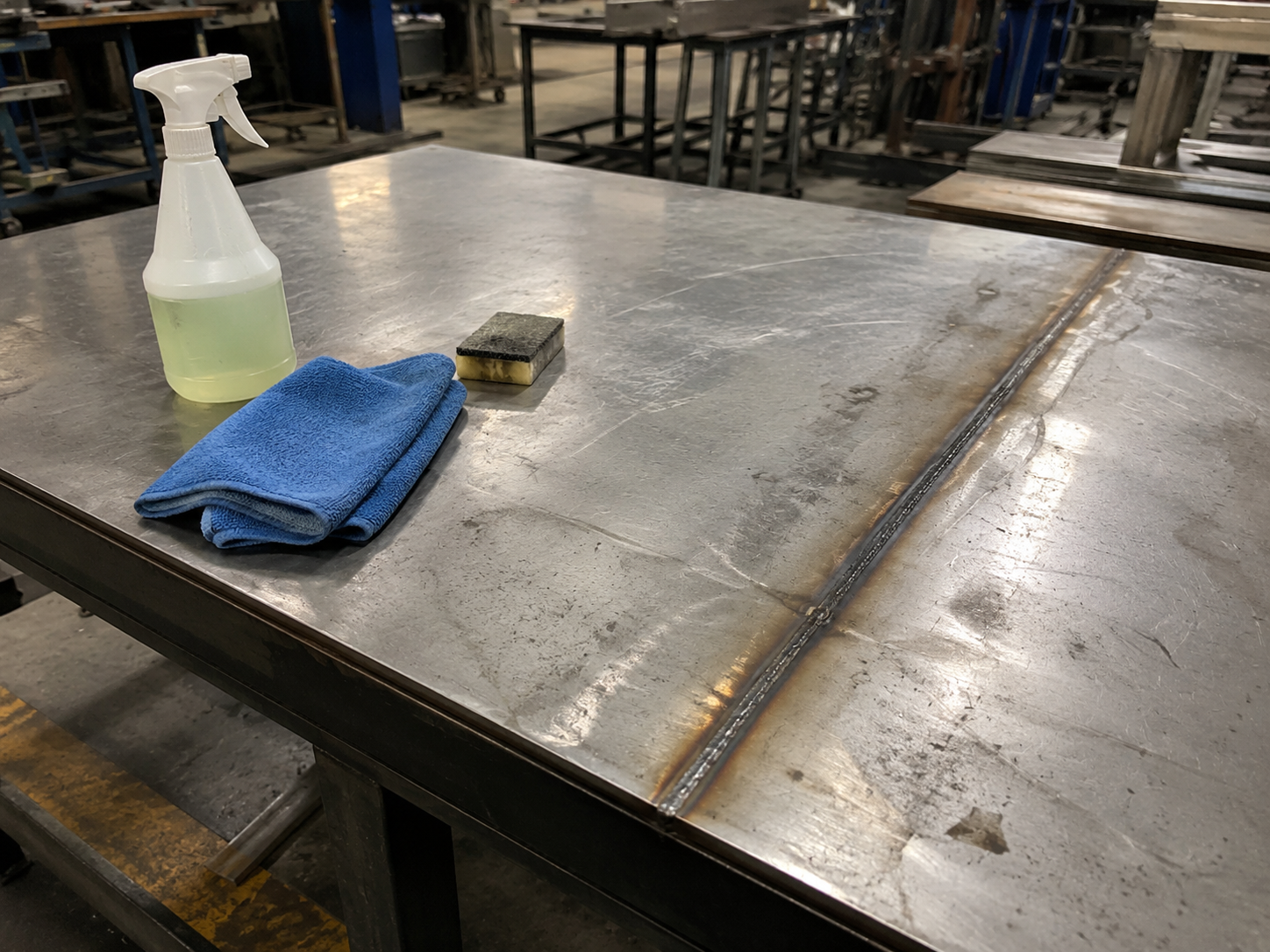 clean the stainless steel